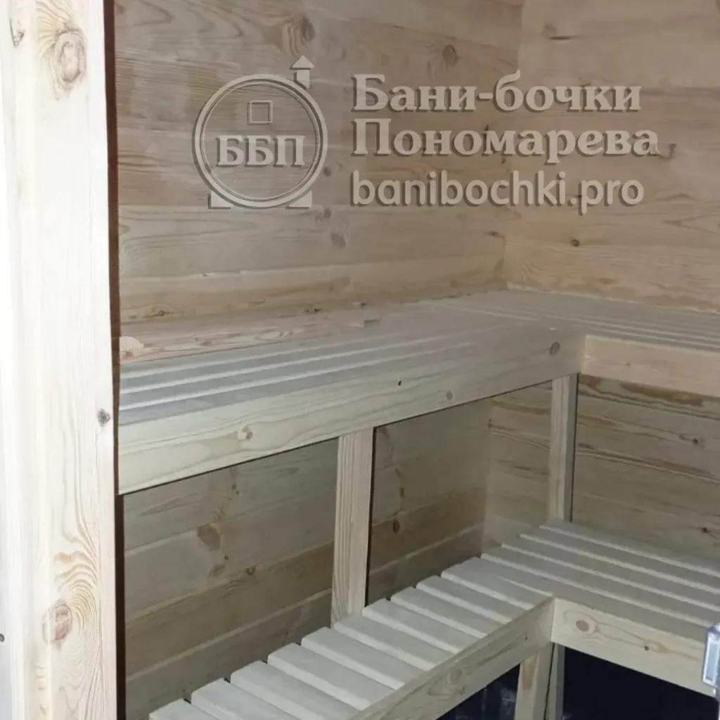 Баня-квадро: полки. Красноярск.